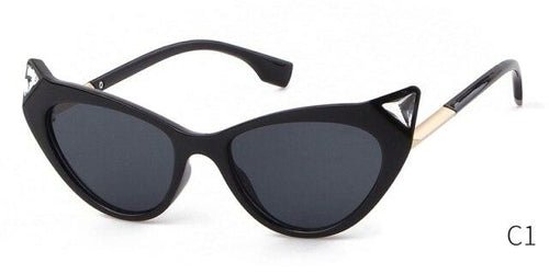 Fashion cat eye sunglasses women brand luxury designer vintage Leopard - Day Trip So Cal