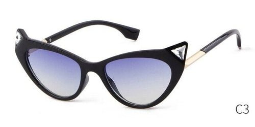 Fashion cat eye sunglasses women brand luxury designer vintage Leopard - Day Trip So Cal
