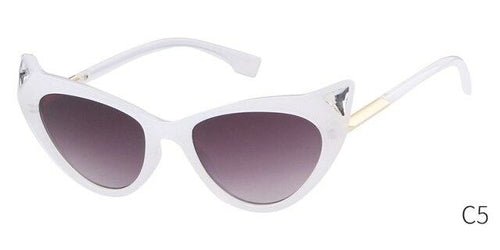 Fashion cat eye sunglasses women brand luxury designer vintage Leopard - Day Trip So Cal