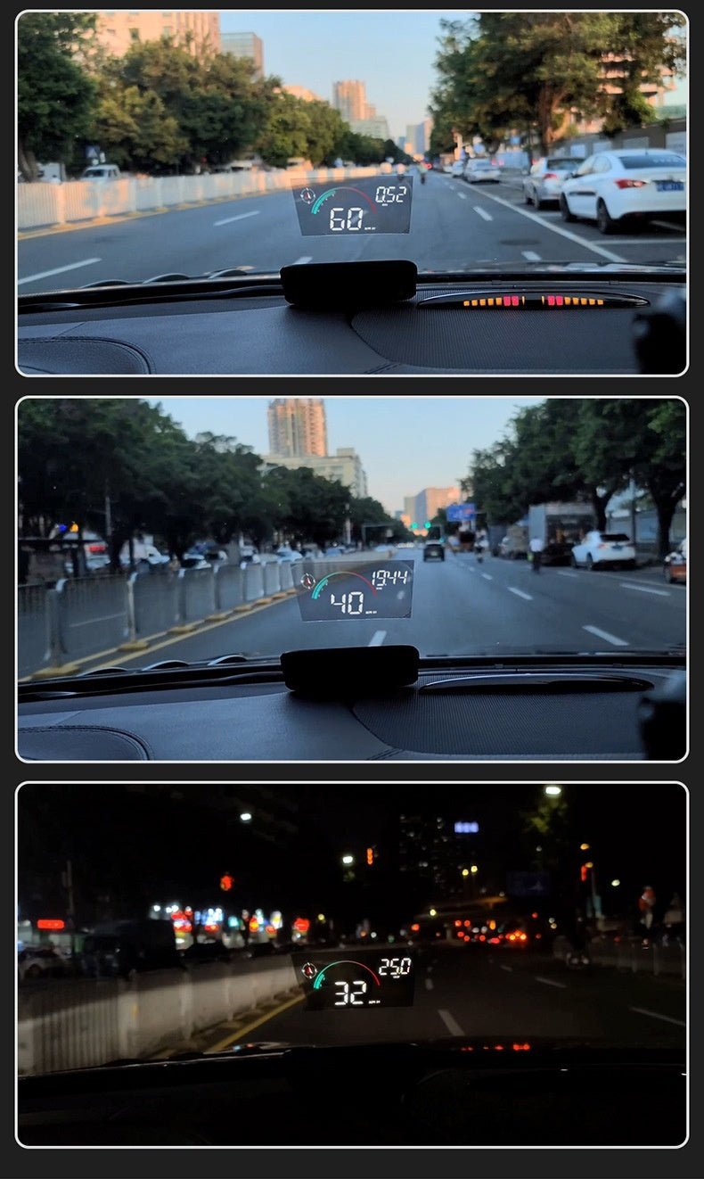 Head - Up Display Car GPS Universal Speed Compass HD Projector E - dog Version - Day Trip So Cal